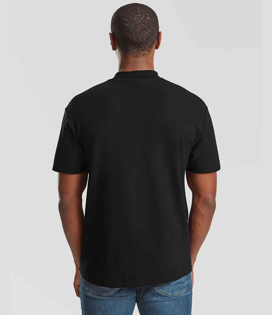 Fruit of the Loom Original Piqué Polo Shirt | Black