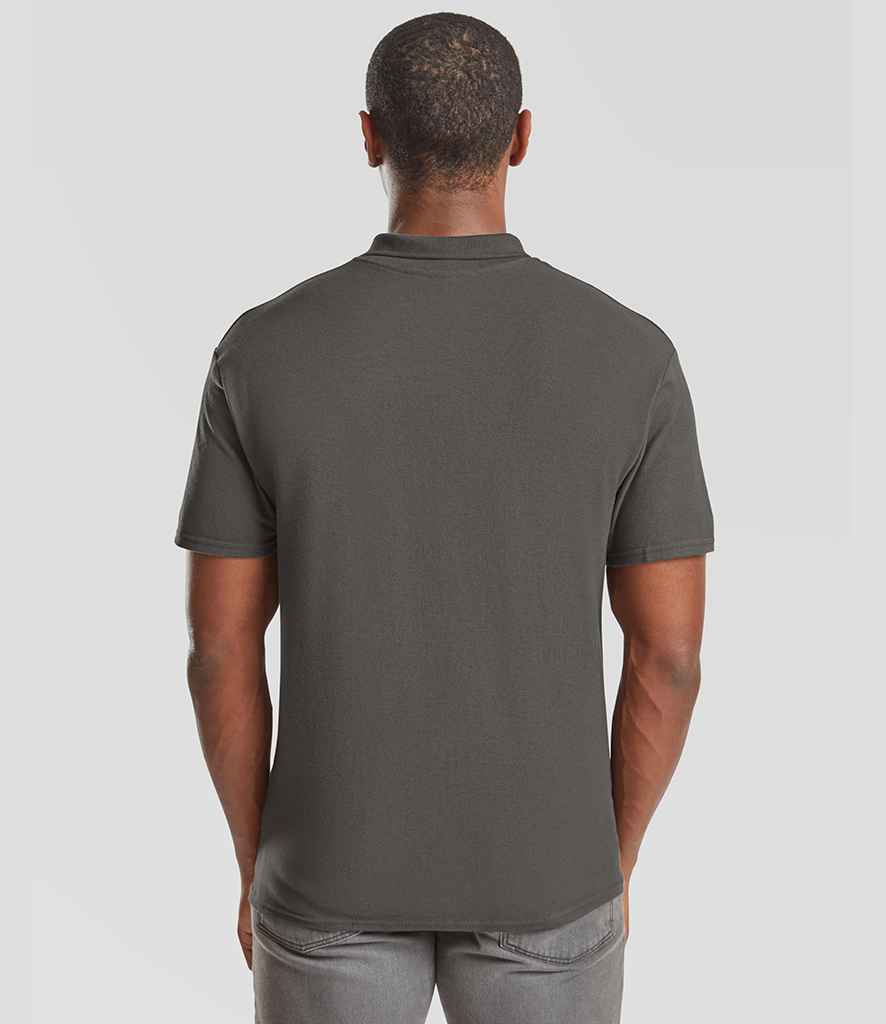 Fruit of the Loom Original Piqué Polo Shirt | Light Graphite