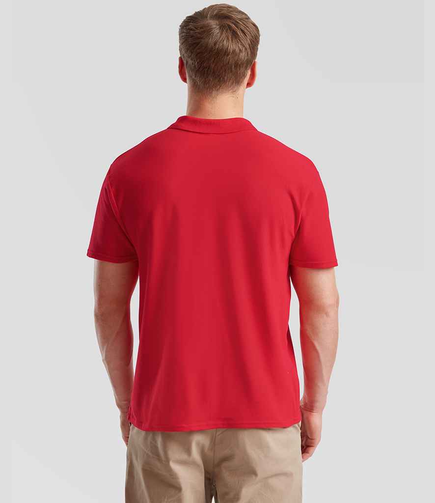 Fruit of the Loom Original Piqué Polo Shirt | Red