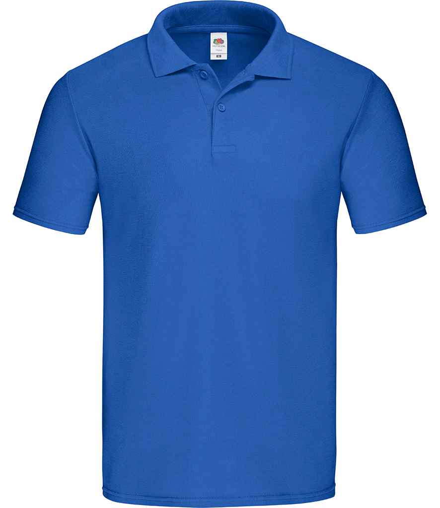 Fruit of the Loom Original Piqué Polo Shirt | Royal Blue
