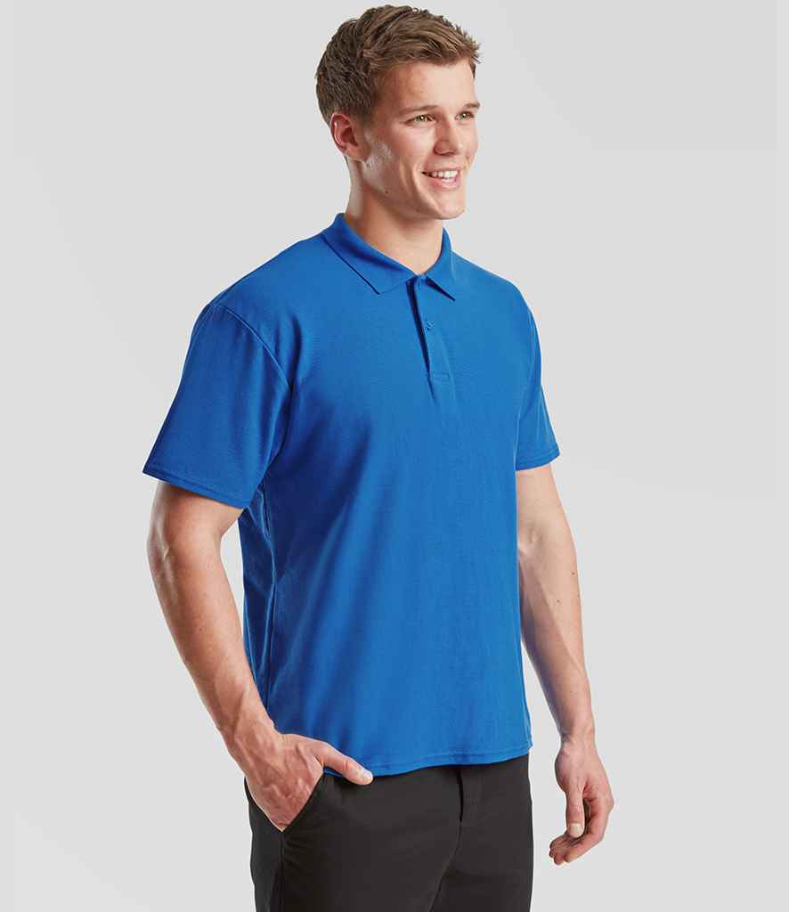 Fruit of the Loom Original Piqué Polo Shirt | Royal Blue