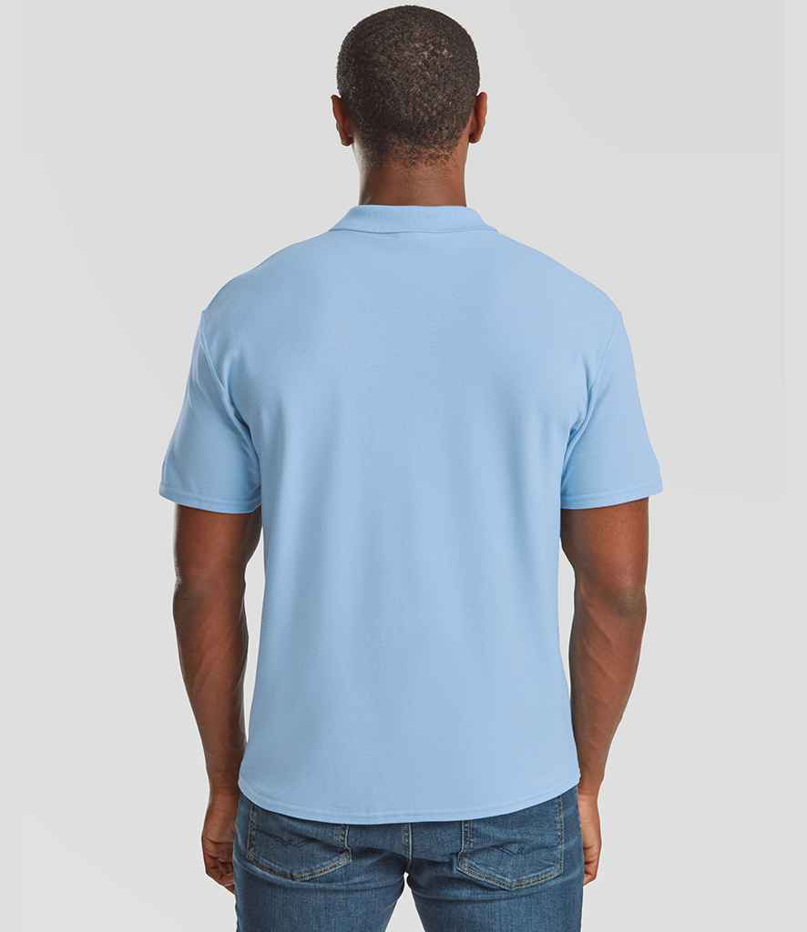 Fruit of the Loom Original Piqué Polo Shirt | Sky Blue
