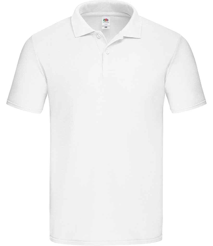 Fruit of the Loom Original Piqué Polo Shirt | White