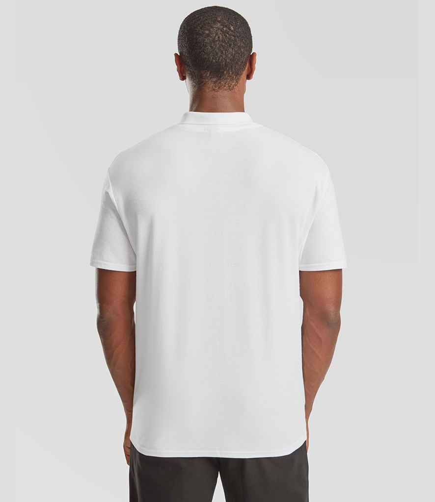 Fruit of the Loom Original Piqué Polo Shirt | White