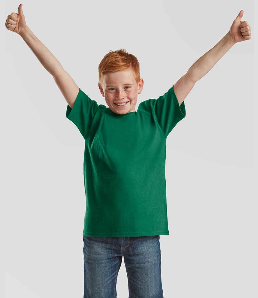 Fruit of the Loom Kids Iconic 195 T-Shirt | College Green
