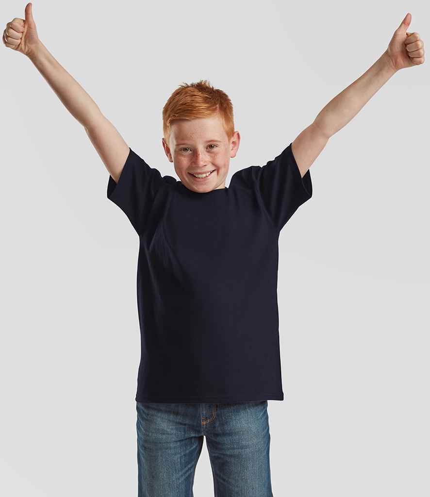 Fruit of the Loom Kids Iconic 195 T-Shirt | Deep Navy