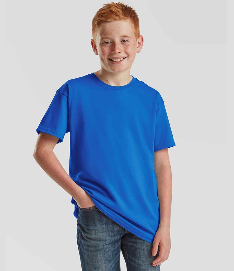Fruit of the Loom Kids Iconic 195 T-Shirt | Royal Blue