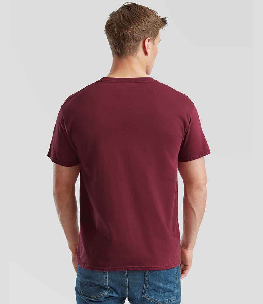 Fruit of the Loom Iconic 195 T-Shirt | Burgundy