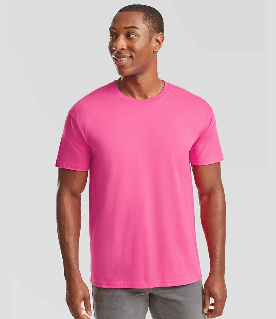 Fruit of the Loom Iconic 195 T-Shirt | Fuchsia