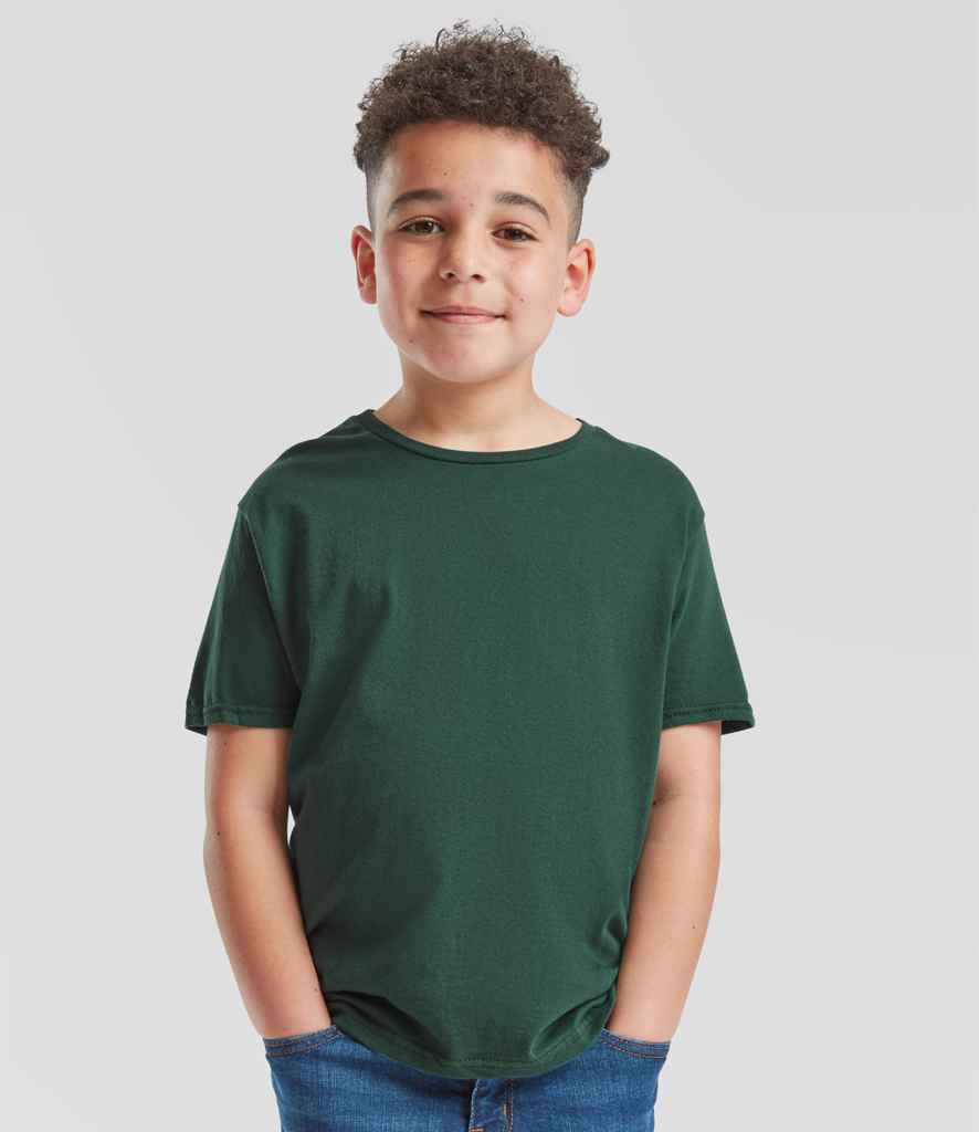 Fruit of the Loom Kids Iconic 150 T-Shirt | Forest Green