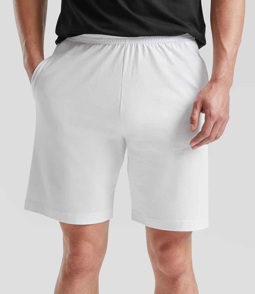 Fruit of the Loom Iconic 195 Jersey Shorts | White