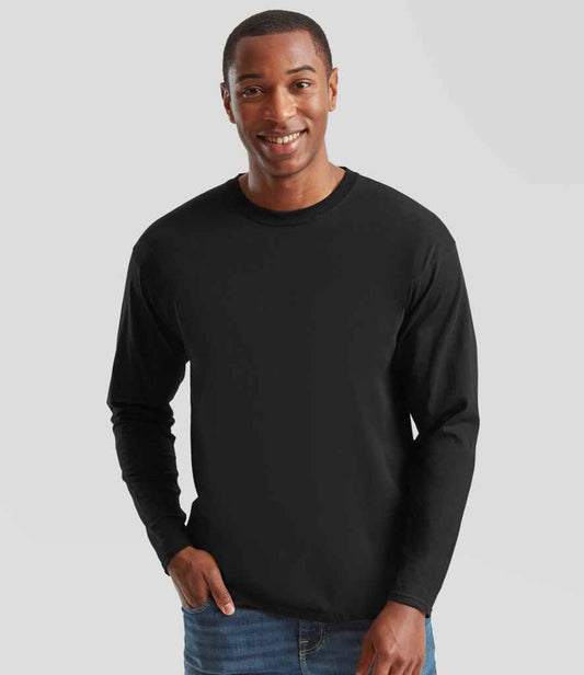 Fruit of the Loom Original Long Sleeve T-Shirt | Black