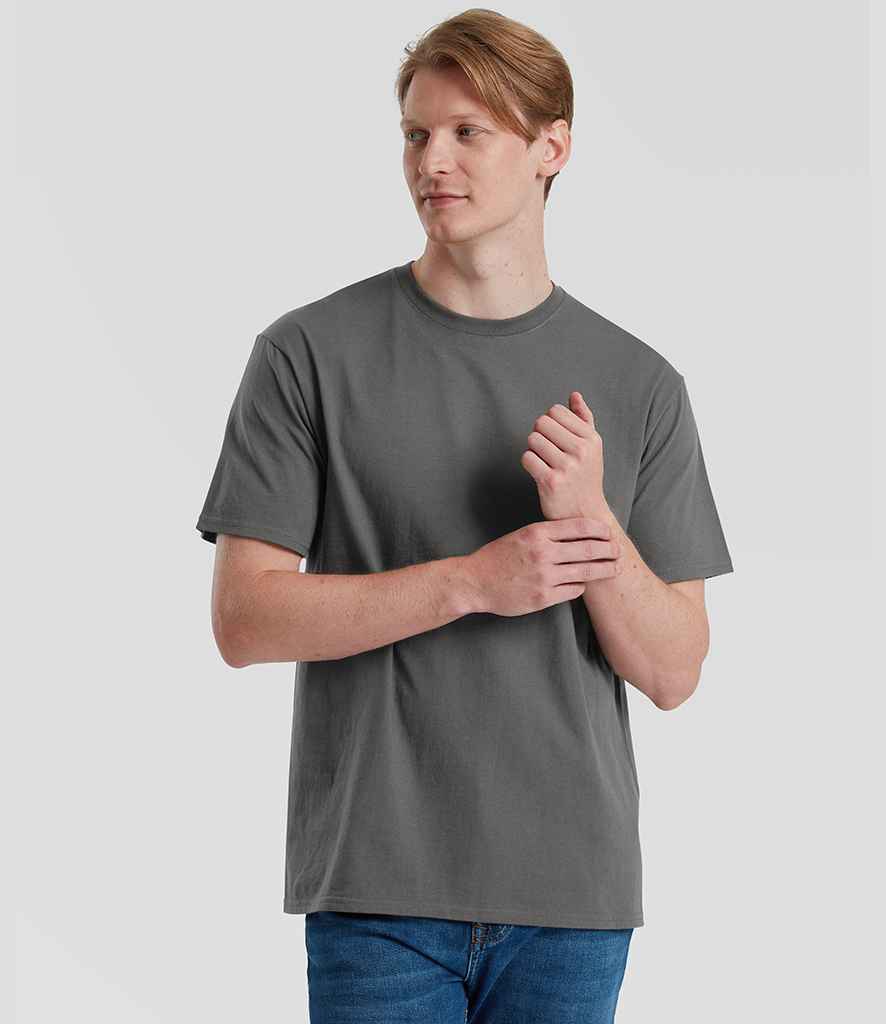 Fruit of the Loom Pure Cotton T-Shirt | Light Graphite
