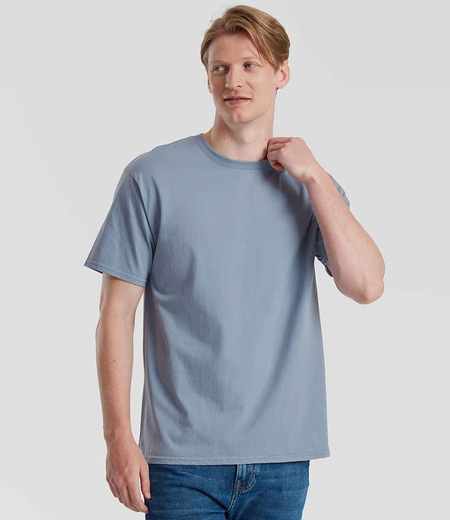 Fruit of the Loom Pure Cotton T-Shirt | Mineral Blue