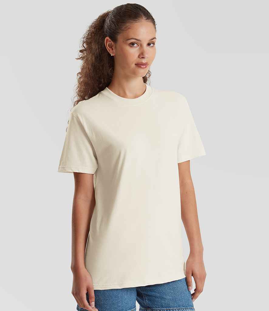 Fruit of the Loom Pure Cotton T-Shirt | Natural