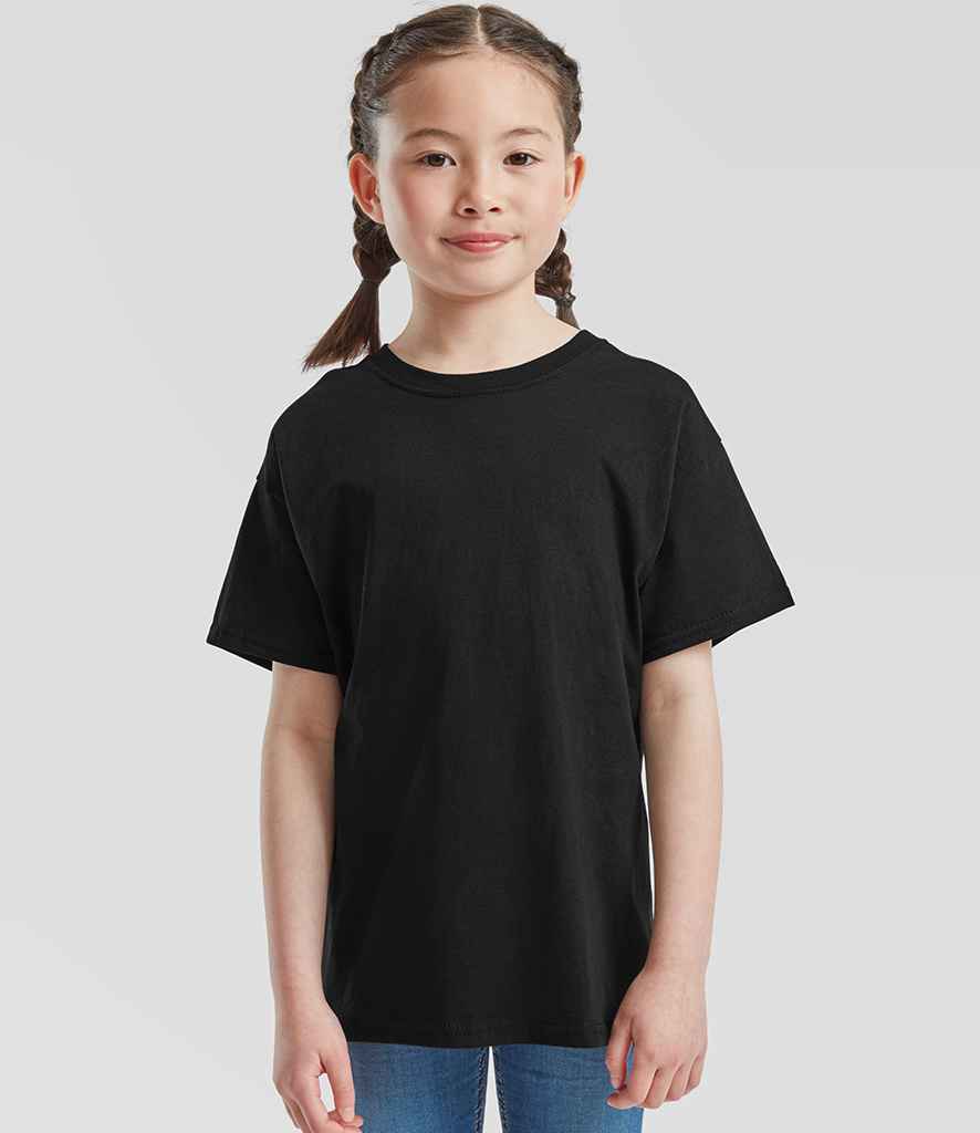 Fruit of the Loom Kids Value T-Shirt | Black