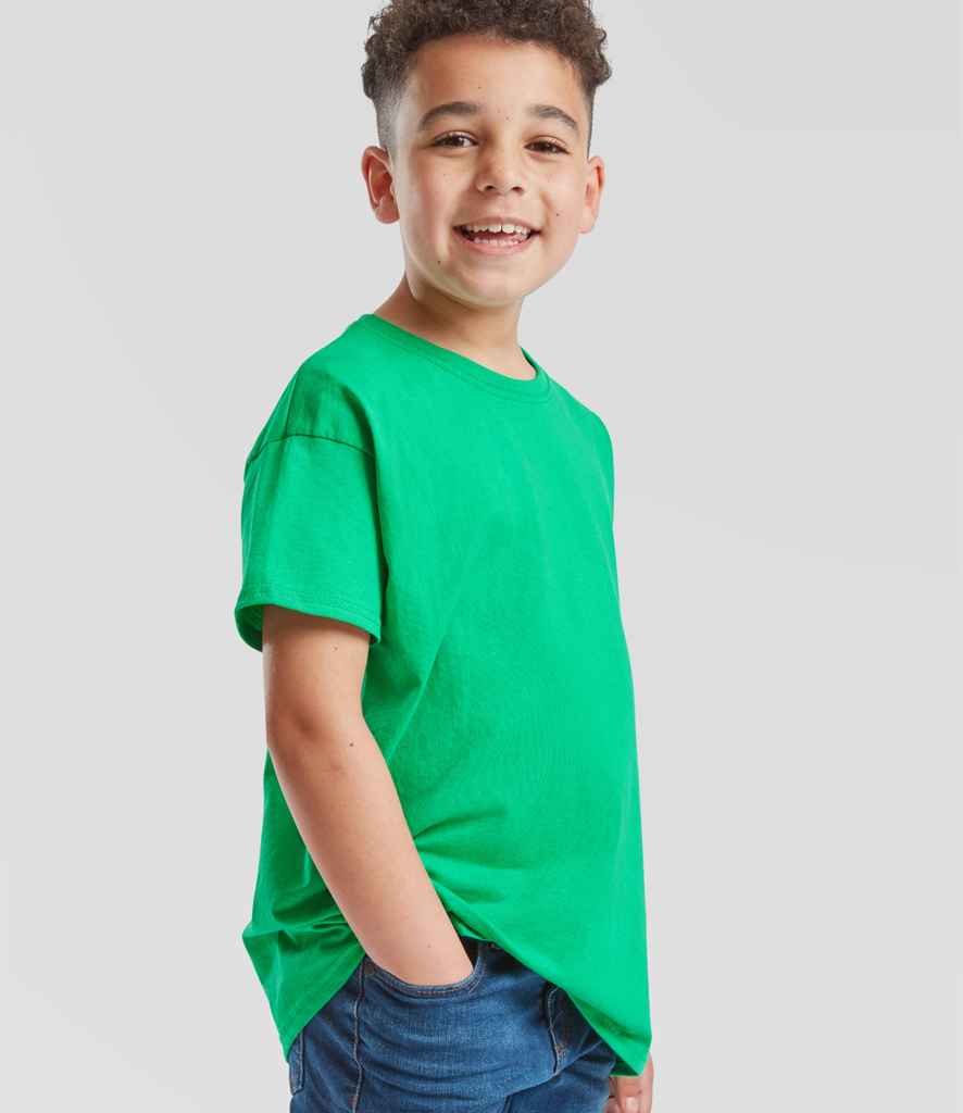 Fruit of the Loom Kids Value T-Shirt | Kelly Green