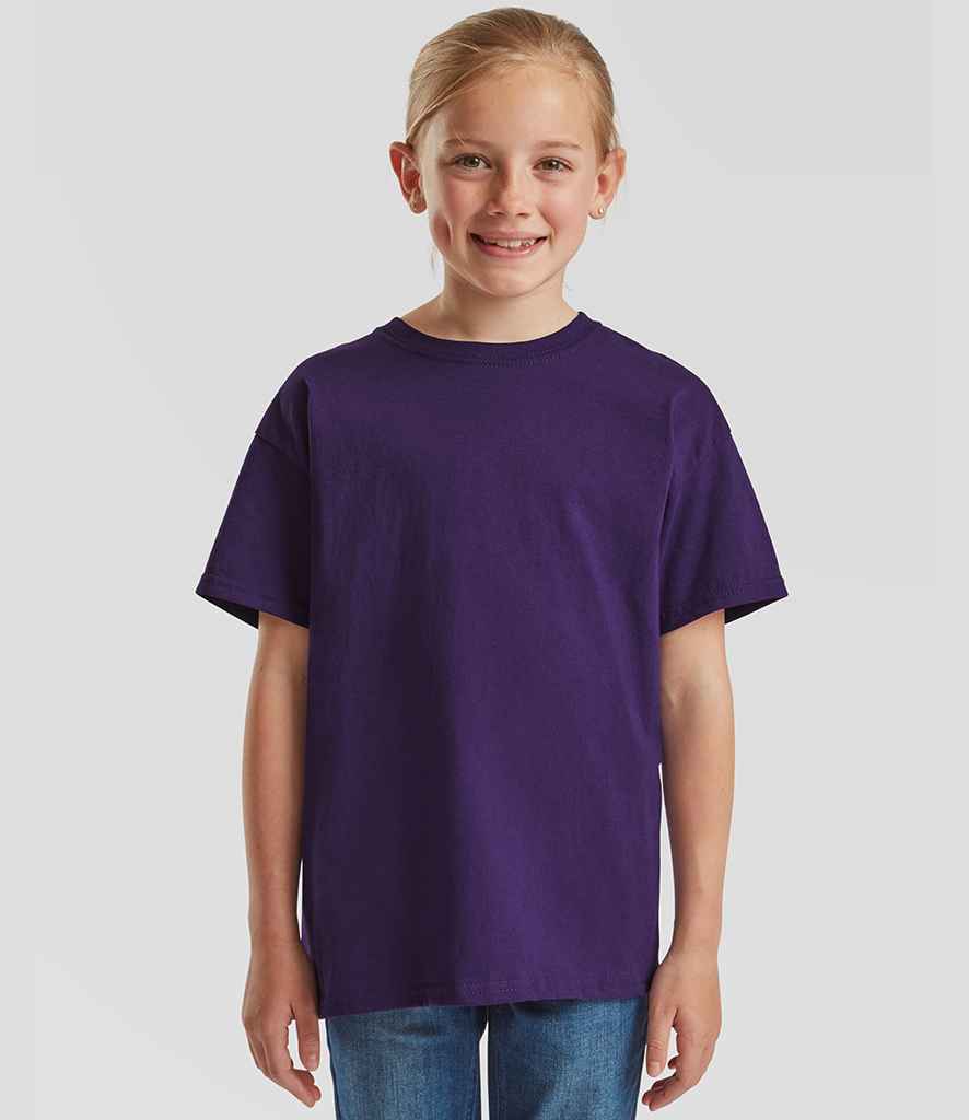 Fruit of the Loom Kids Value T-Shirt | Purple