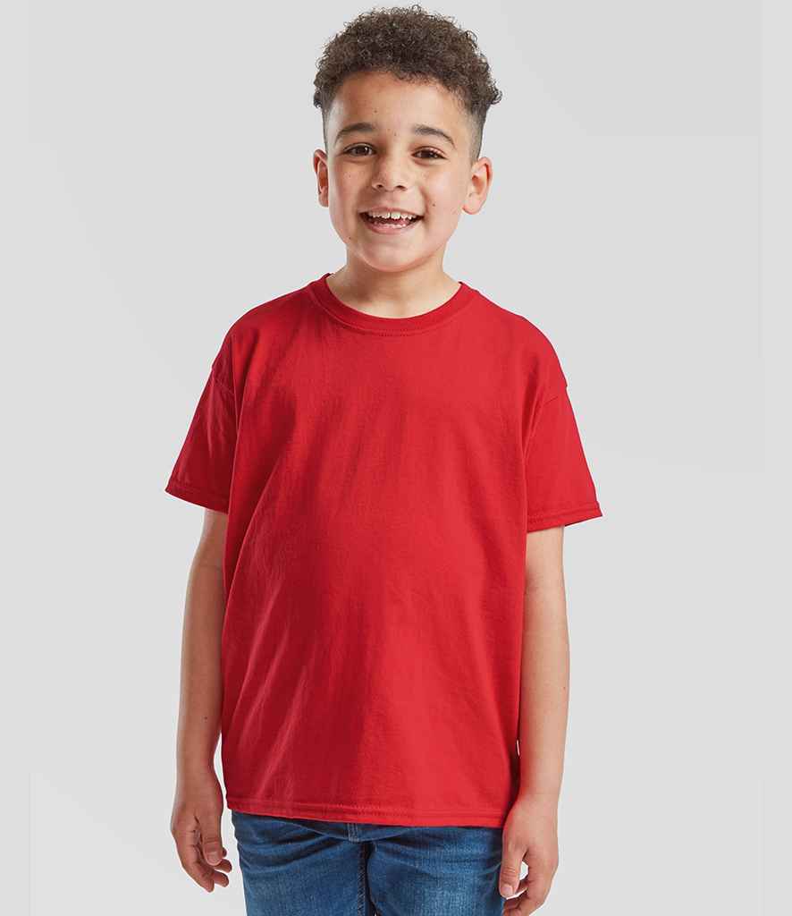 Fruit of the Loom Kids Value T-Shirt | Red