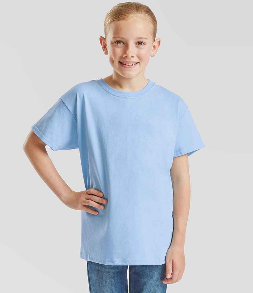 Fruit of the Loom Kids Value T-Shirt | Sky Blue