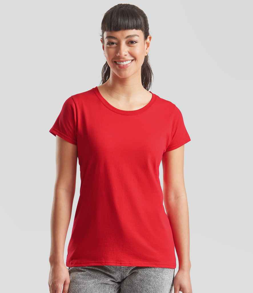 Fruit of the Loom Lady Fit Original T-Shirt | Red