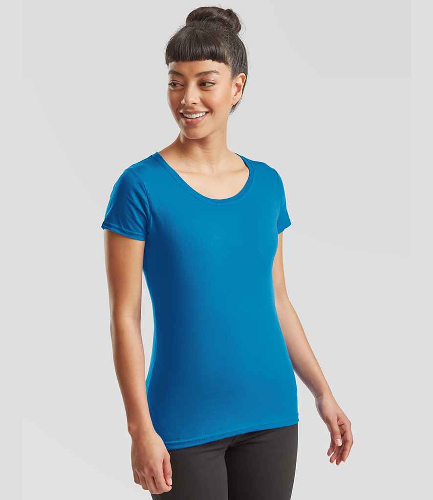 Fruit of the Loom Ladies Iconic 195 T-Shirt | Azure