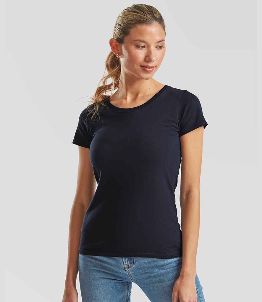 Fruit of the Loom Ladies Iconic 195 T-Shirt | Deep Navy