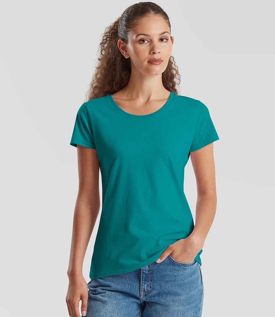 Fruit of the Loom Ladies Iconic 195 T-Shirt | Ocean Teal