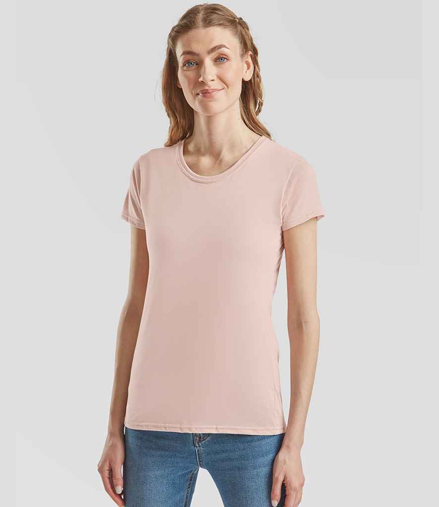 Fruit of the Loom Ladies Iconic 150 T-Shirt | Powder Rose