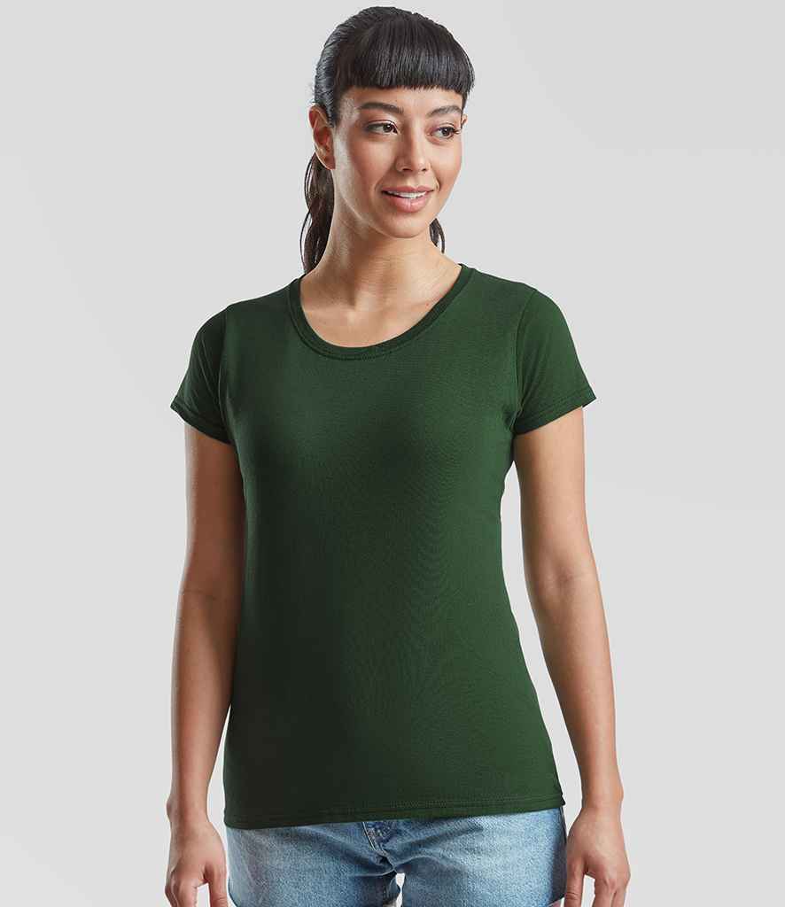Fruit of the Loom Lady Fit Value T-Shirt | Bottle Green
