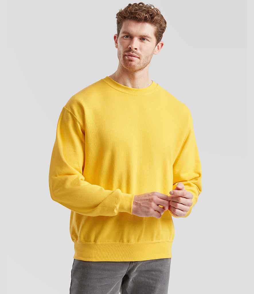 Fruit of the Loom Classic Drop Shoulder Sweatshirt | Sunflower