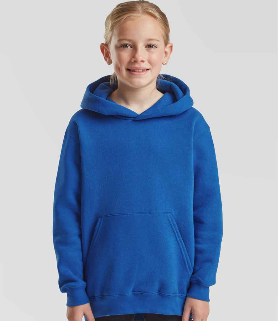 Fruit of the Loom Kids Premium Hooded Sweatshirt | Royal Blue