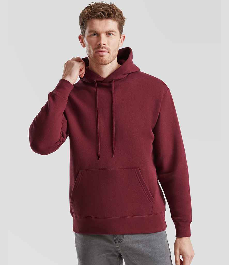 Fruit of the Loom Premium Hooded Sweatshirt | Burgundy