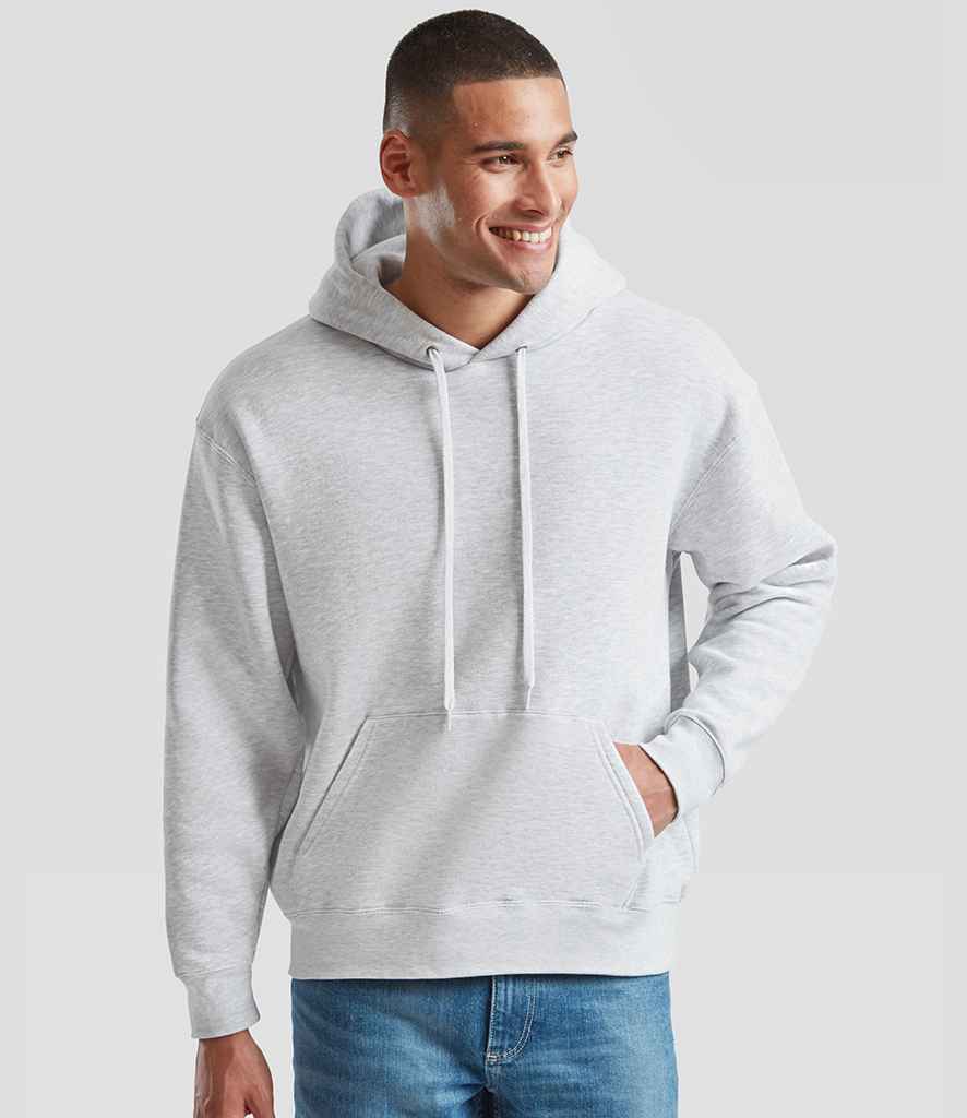 Fruit of the Loom Premium Hooded Sweatshirt | Heather Grey