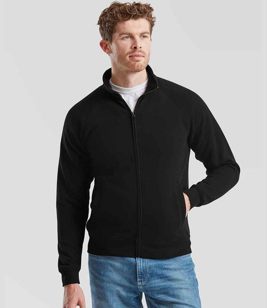 Fruit of the Loom Premium Sweat Jacket | Black