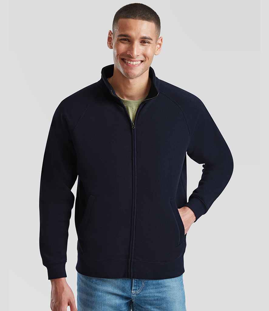 Fruit of the Loom Premium Sweat Jacket | Deep Navy