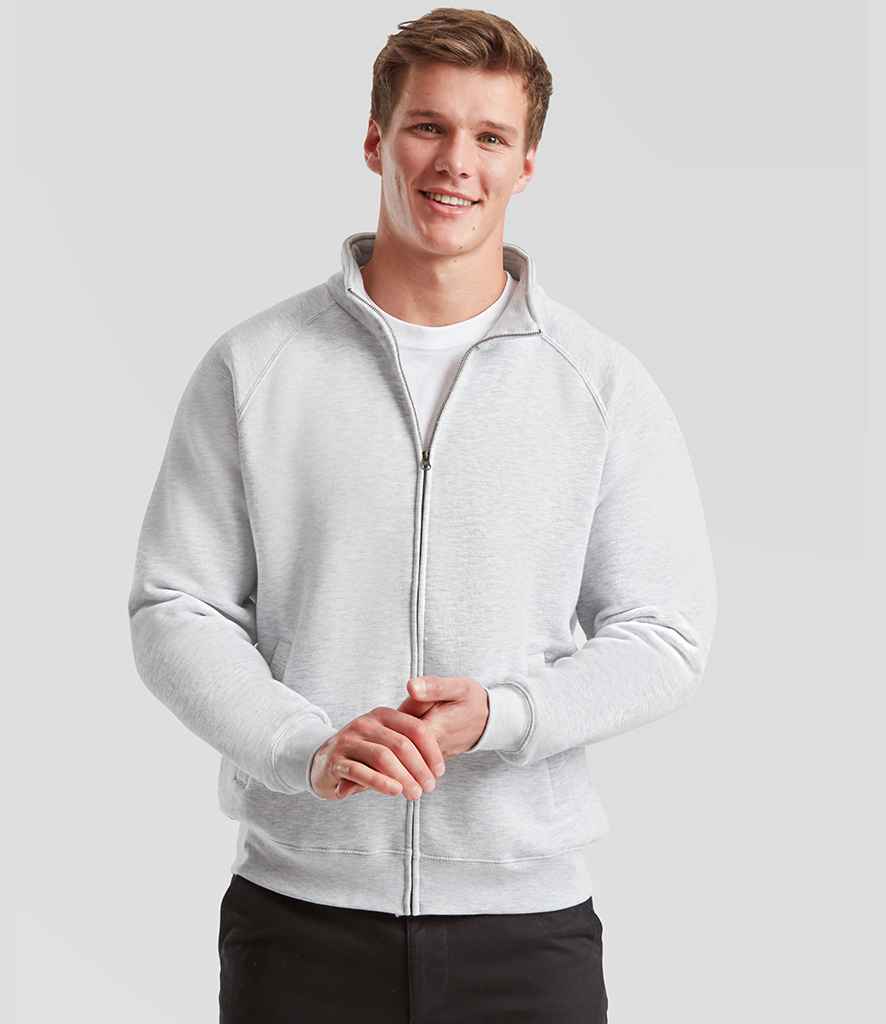 Fruit of the Loom Premium Sweat Jacket | Heather Grey