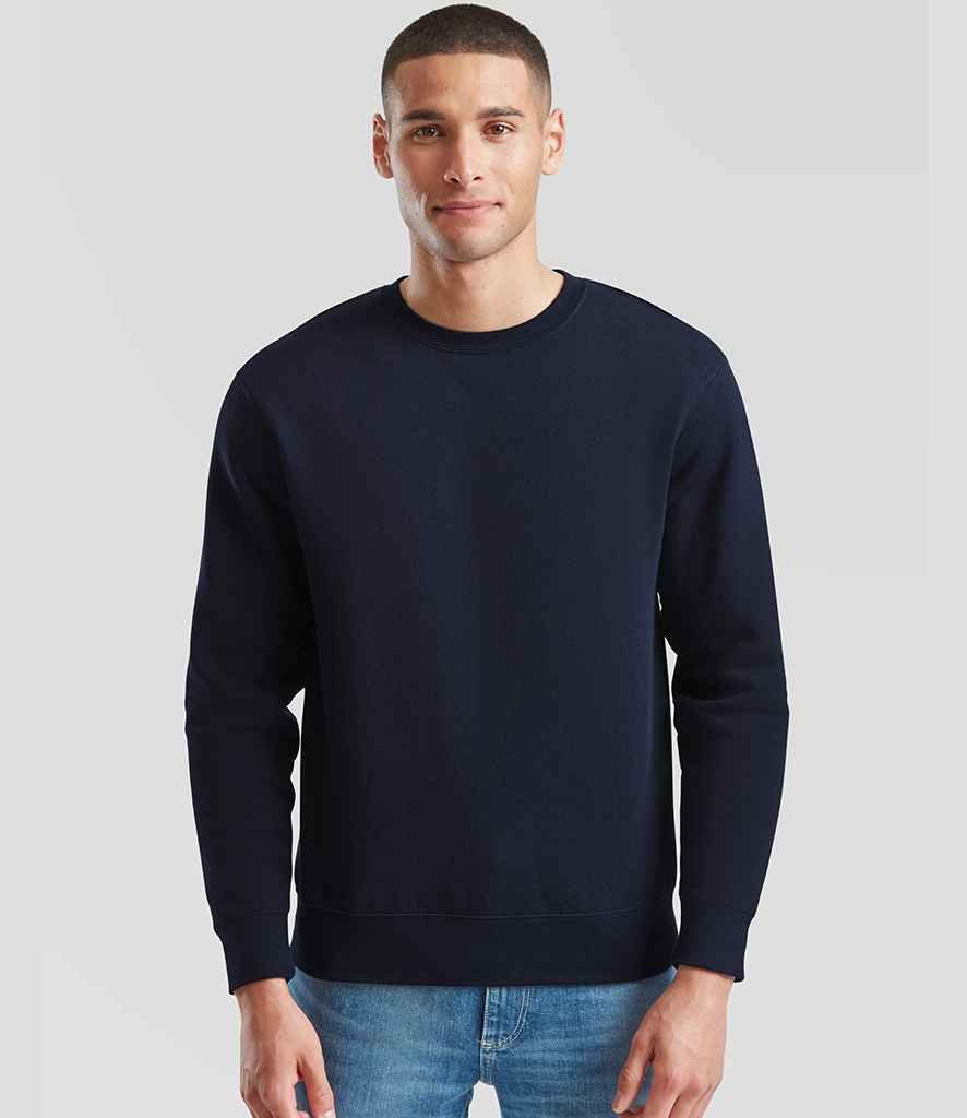 Fruit of the Loom Premium Drop Shoulder Sweatshirt | Deep Navy