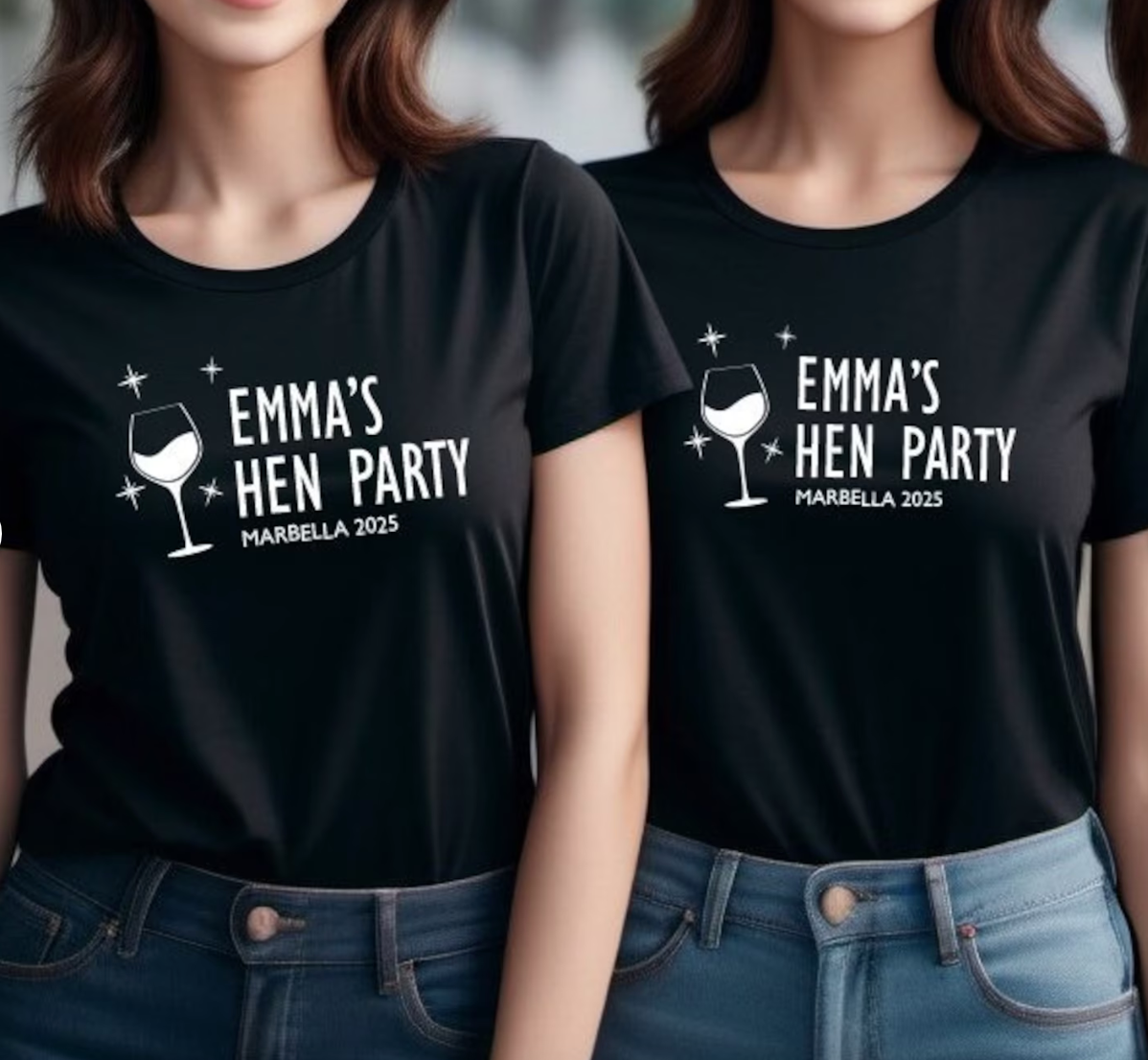 Customised Hen Party T-Shirt, Hoodie or Sweatshirt - 967