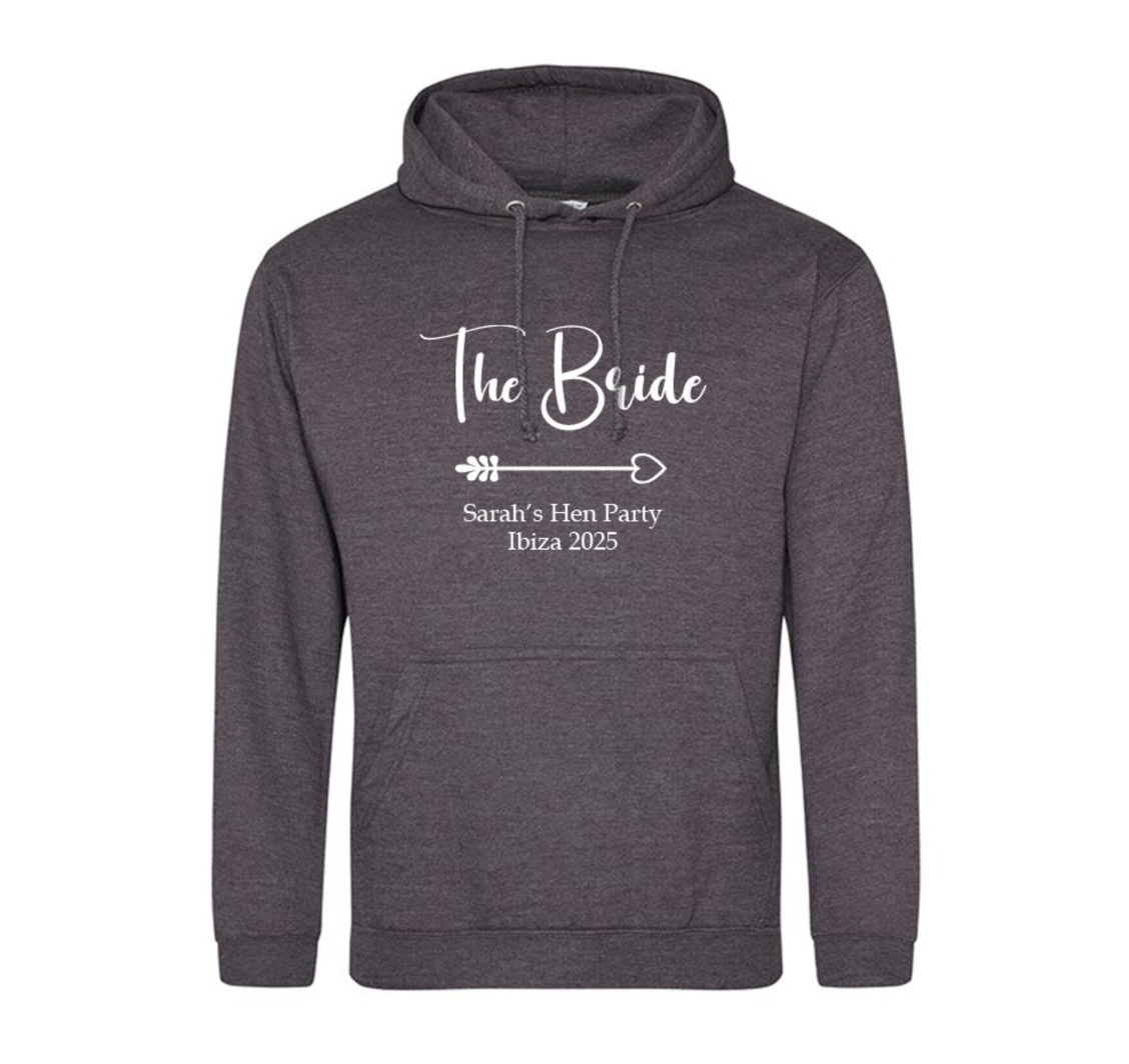 Customised 'Bride Squad' T-Shirt, Hoodie or Sweatshirt - 963