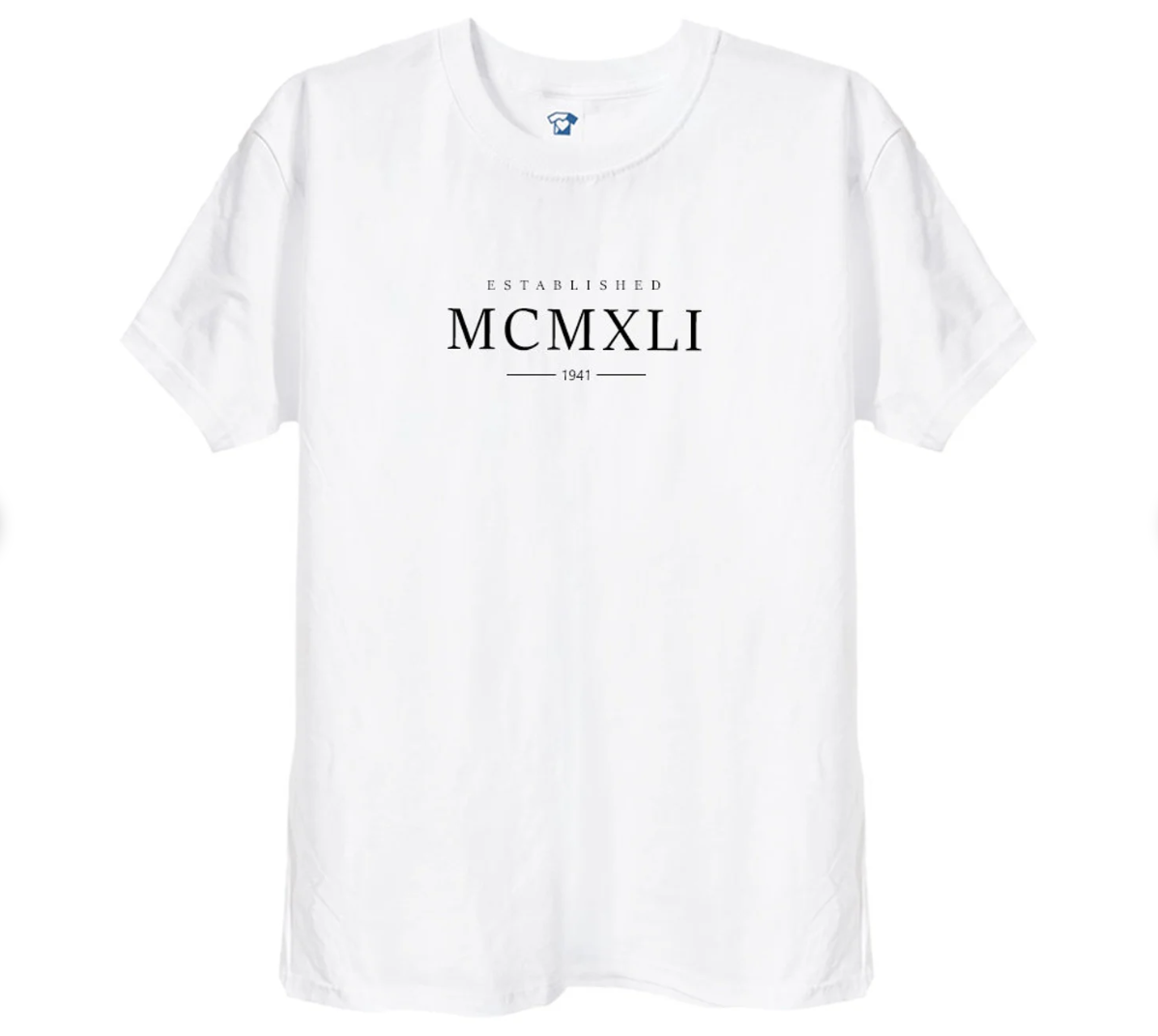 Custom Roman Numerals 'Established' T-Shirt & Hoodie, 850