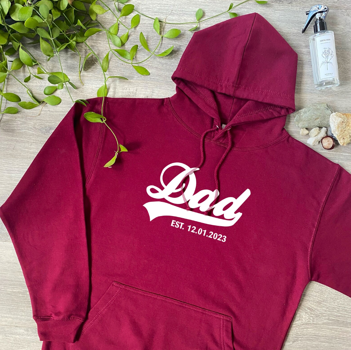 Personalised Date 'Dad' Hoodie, 641