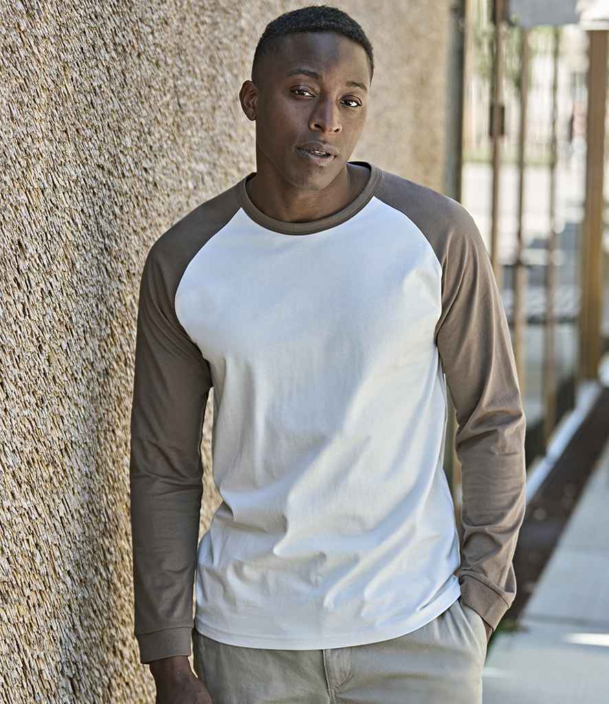Tee Jays Unlabeled Baseball T-Shirt | Cement/Clay