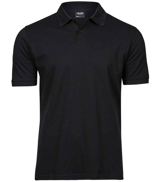 Tee Jays Heavy Cotton Piqué Polo Shirt | Black