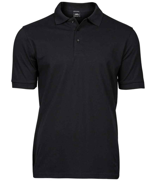 Tee Jays Luxury Stretch Piqué Polo Shirt | Black