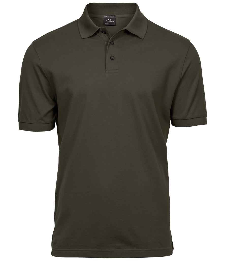 Tee Jays Luxury Stretch Piqué Polo Shirt | Dark Olive