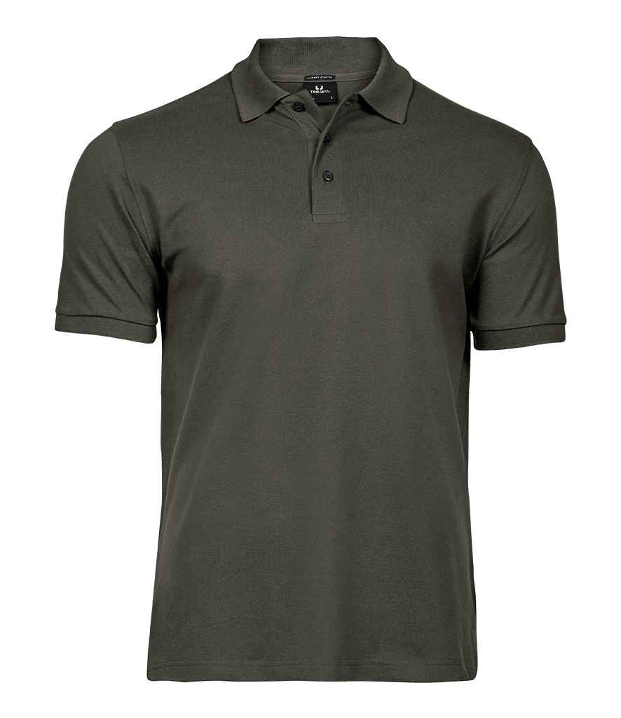 Tee Jays Luxury Stretch Piqué Polo Shirt | Deep Green