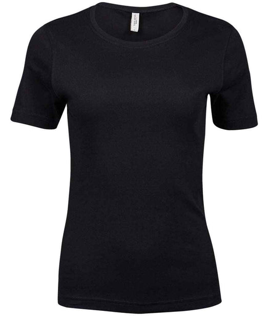 Tee Jays Ladies Interlock T-Shirt | Black
