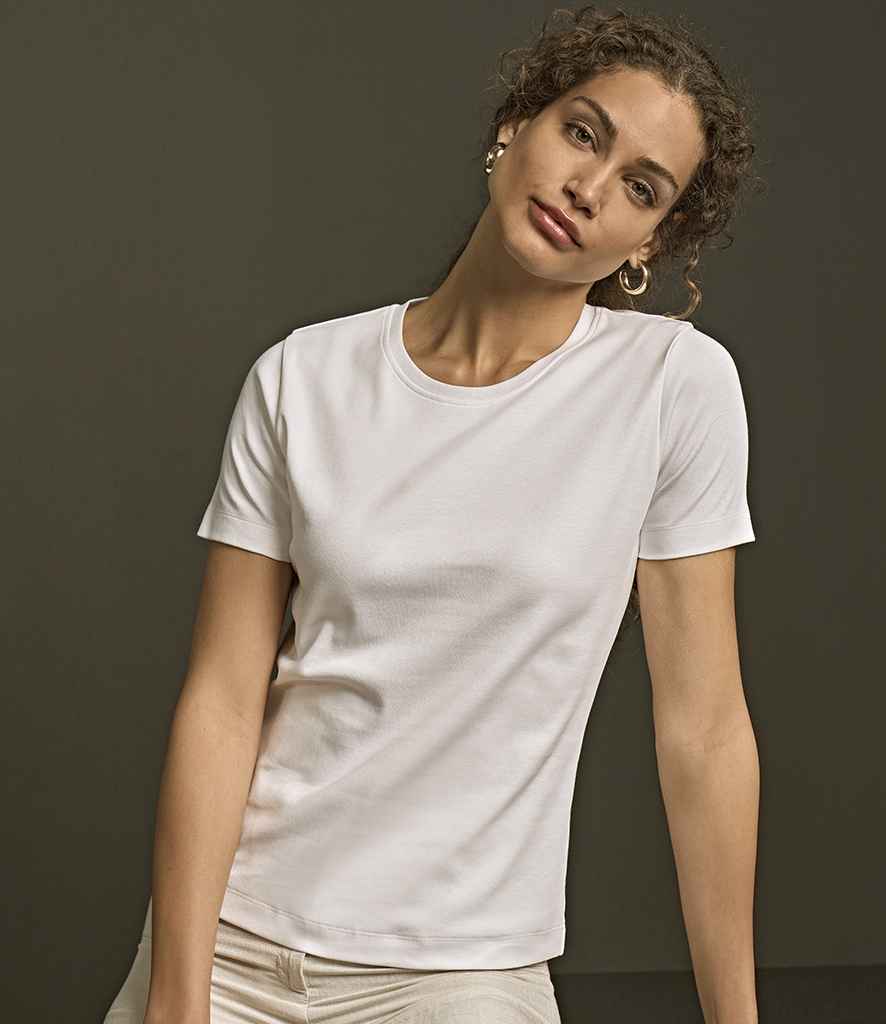 Tee Jays Ladies Interlock T-Shirt | White