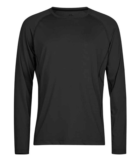 Tee Jays Long Sleeve CoolDry™ T-Shirt | Black